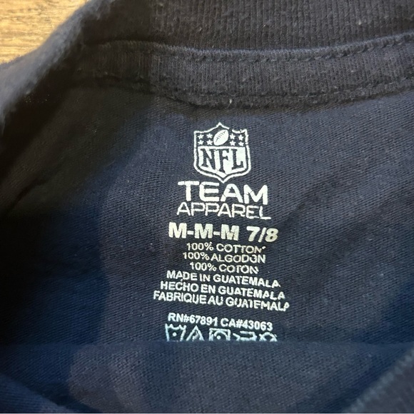 NFL TEAMS New England Patriots Long Sleeve Tee Shirt Size 7/8 - Picture 4 of 4